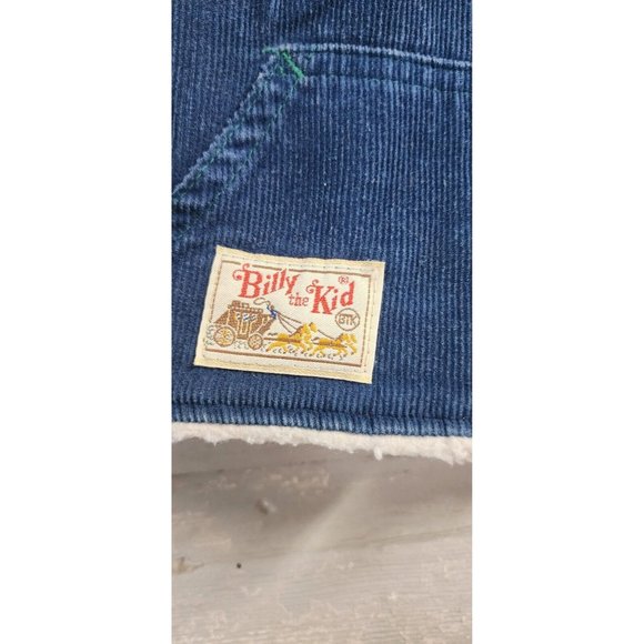 Billy The Kid Jean Vest Sherpa Linned 3T - Picture 6 of 6